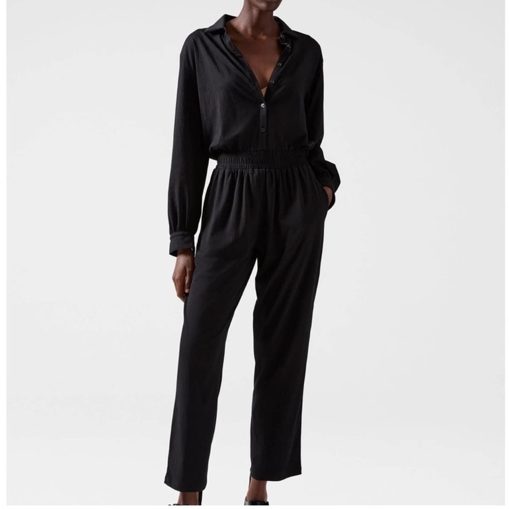 ATM Cotton Jersey Jumpsuit